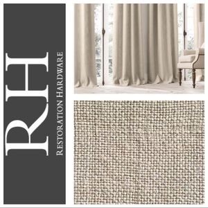 Restoration Hardware Belgian Linen Drapery Panels